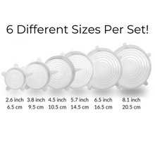 Load image into Gallery viewer, MiracleLids™ Stretch &amp; Seal Silicone Lids (6 Piece Set)
