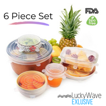 Load image into Gallery viewer, MiracleLids™ Stretch &amp; Seal Silicone Lids (6 Piece Set)
