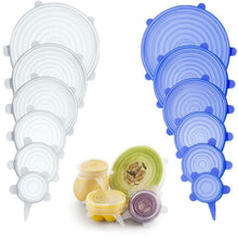 Load image into Gallery viewer, MiracleLids™ Stretch &amp; Seal Silicone Lids (6 Piece Set)
